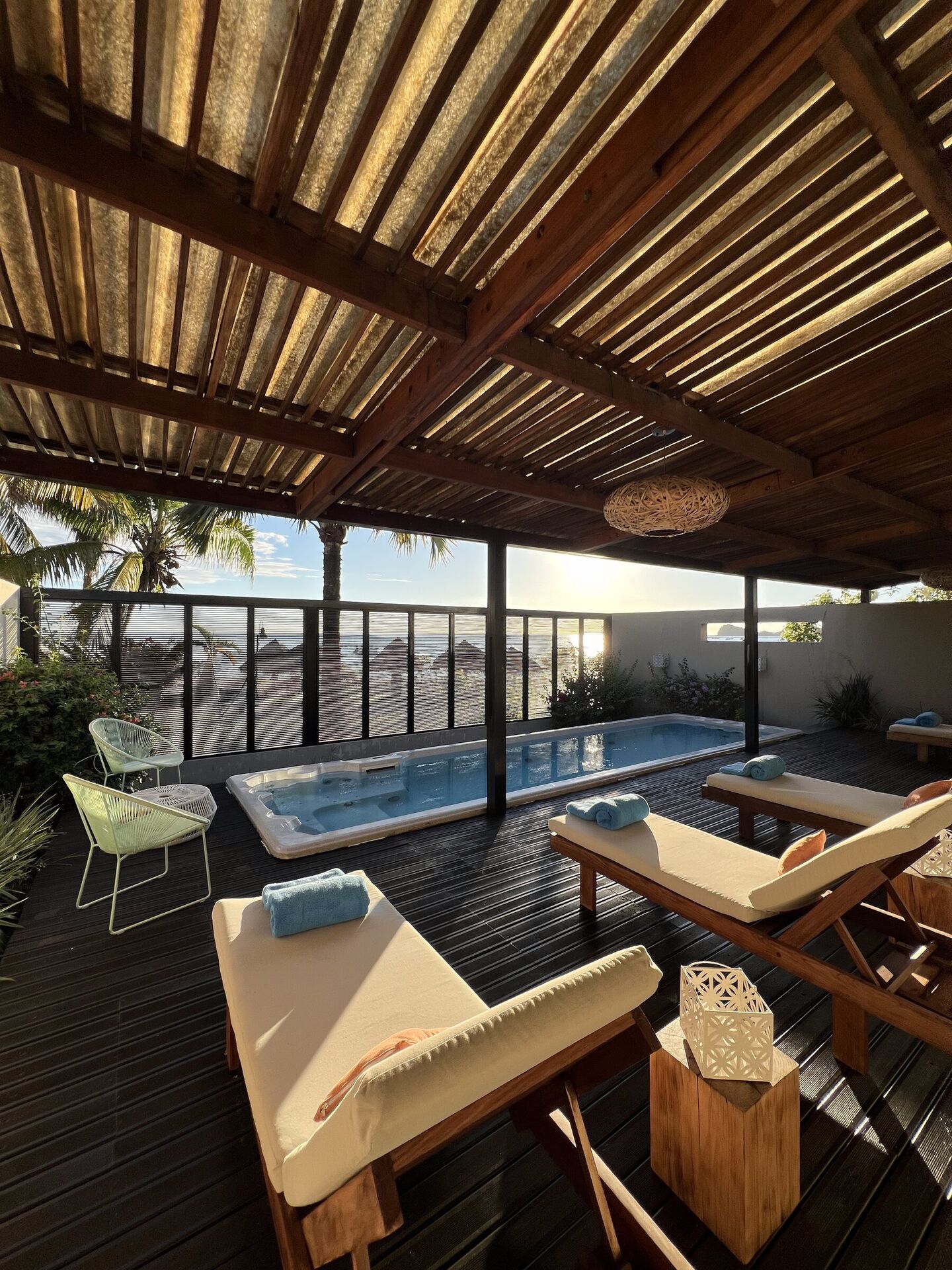 Mango Spa — Terrasse balnéo Palm Beach